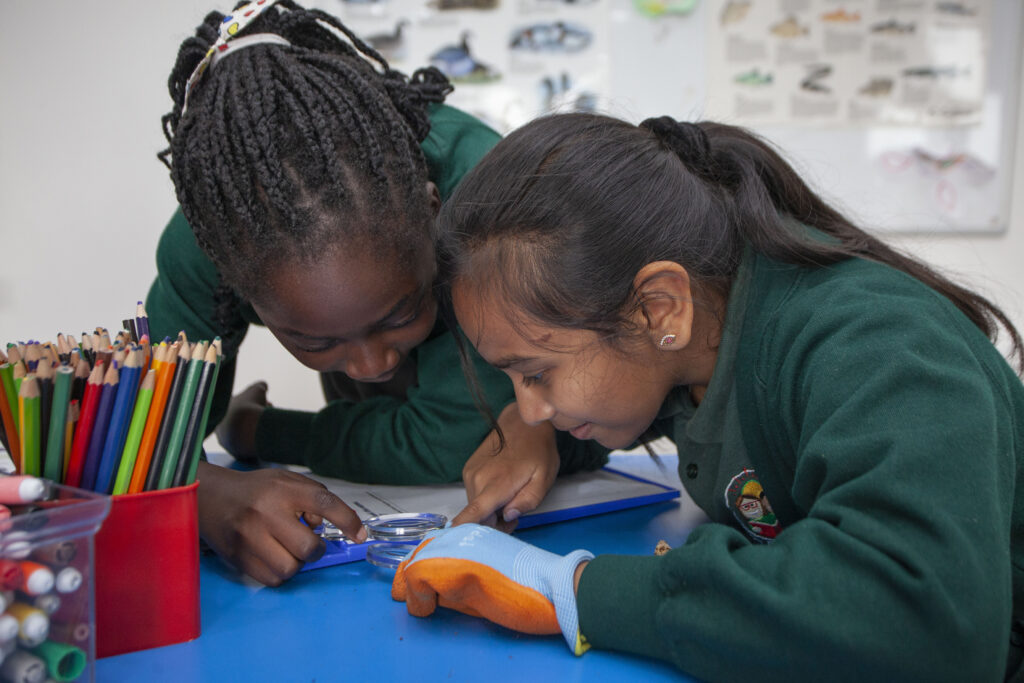 Children in a class at Leagrave Primary School